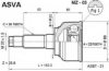 ASVA MZ-03 Joint Kit, drive shaft